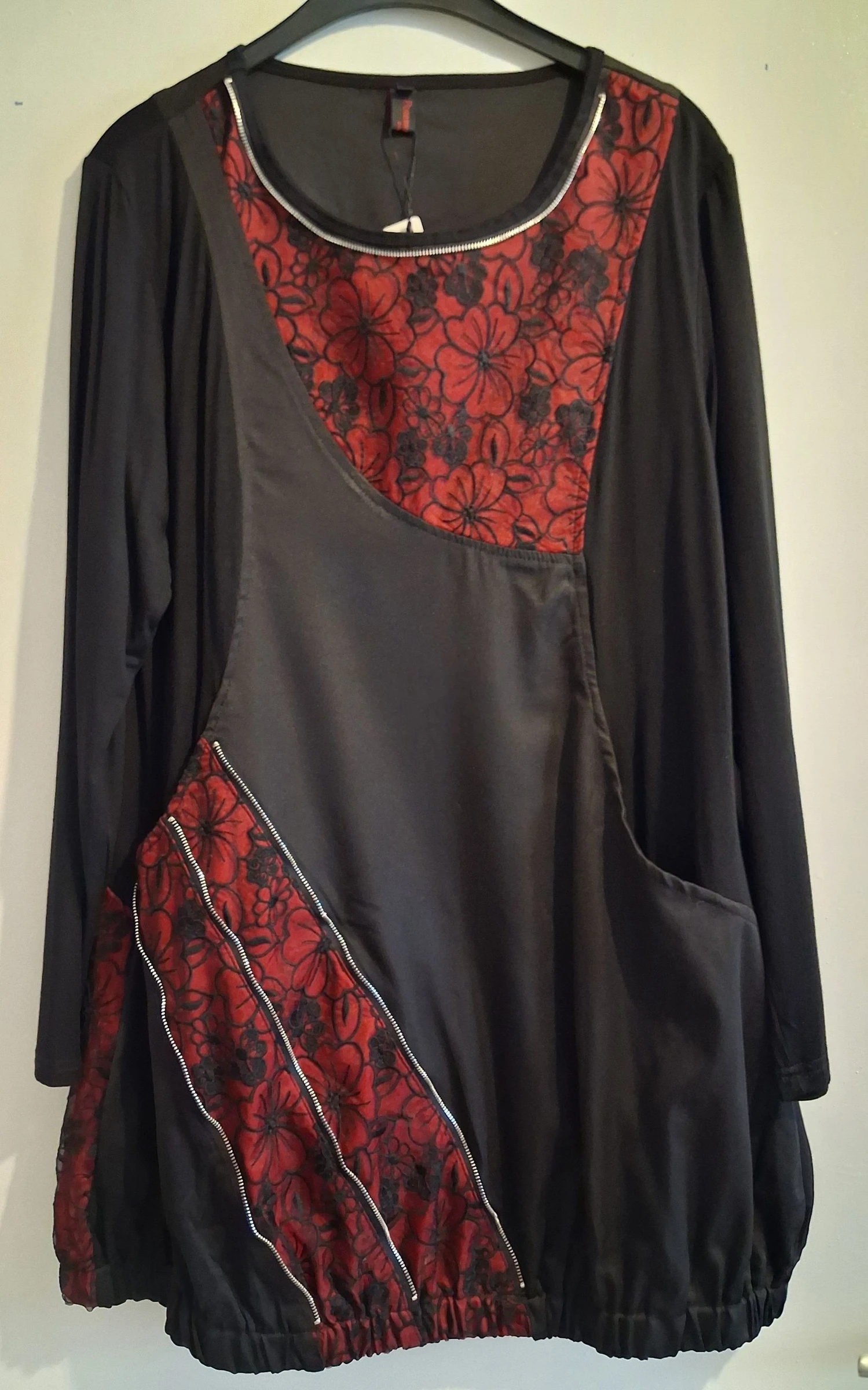Vestido Pomme Rouge elegante negro con encaje – photo 6